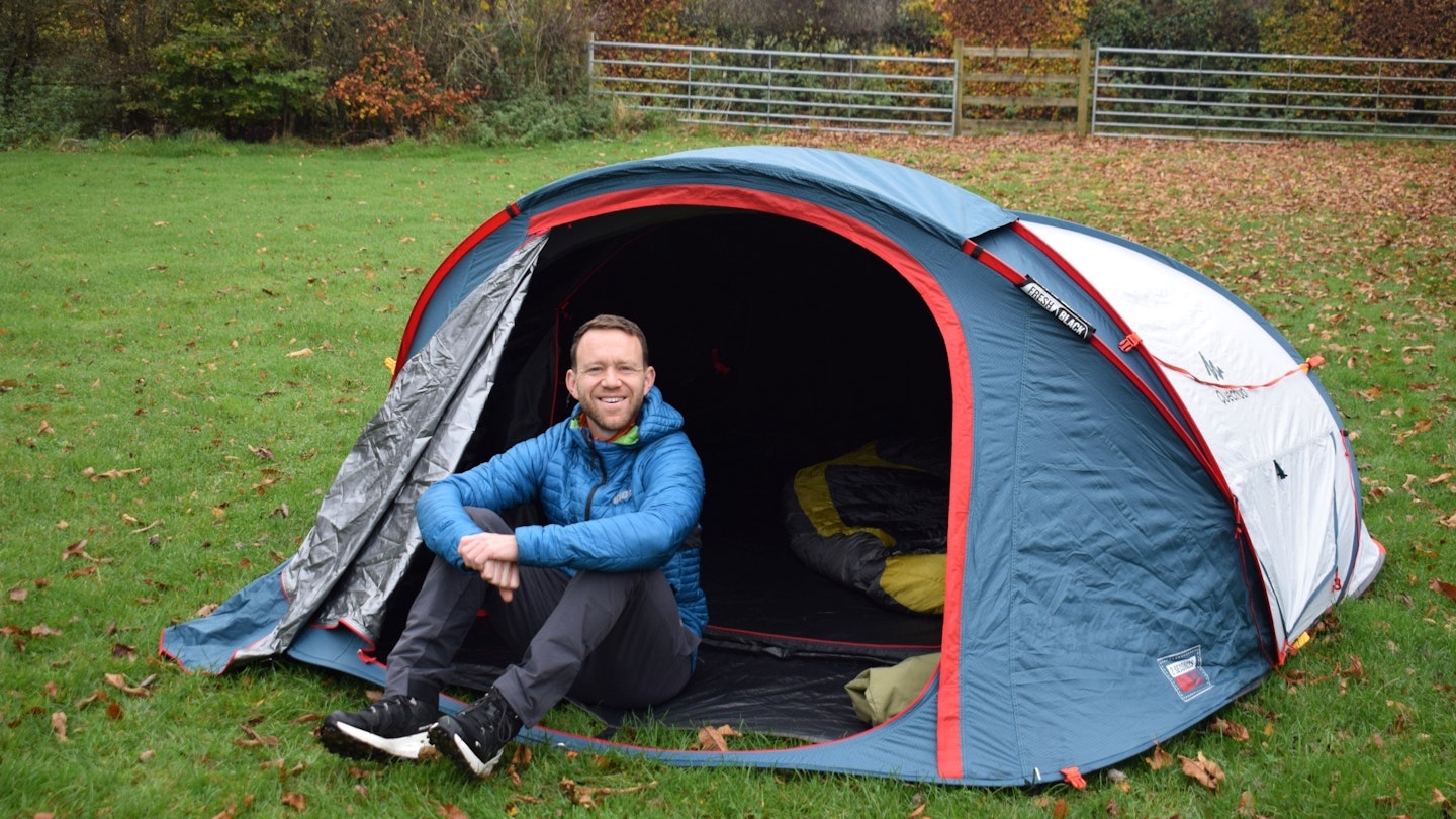 Quechua Camping Tent 2 Seconds XL 3-person Fresh & Black