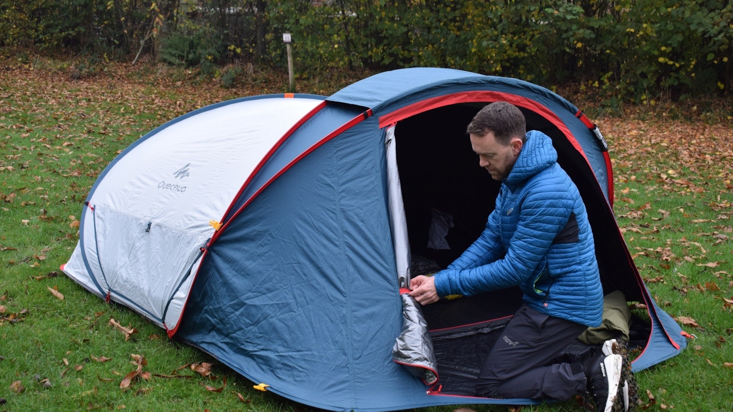 Quechua Camping Tent 2 Seconds XL 3-person Fresh & Black