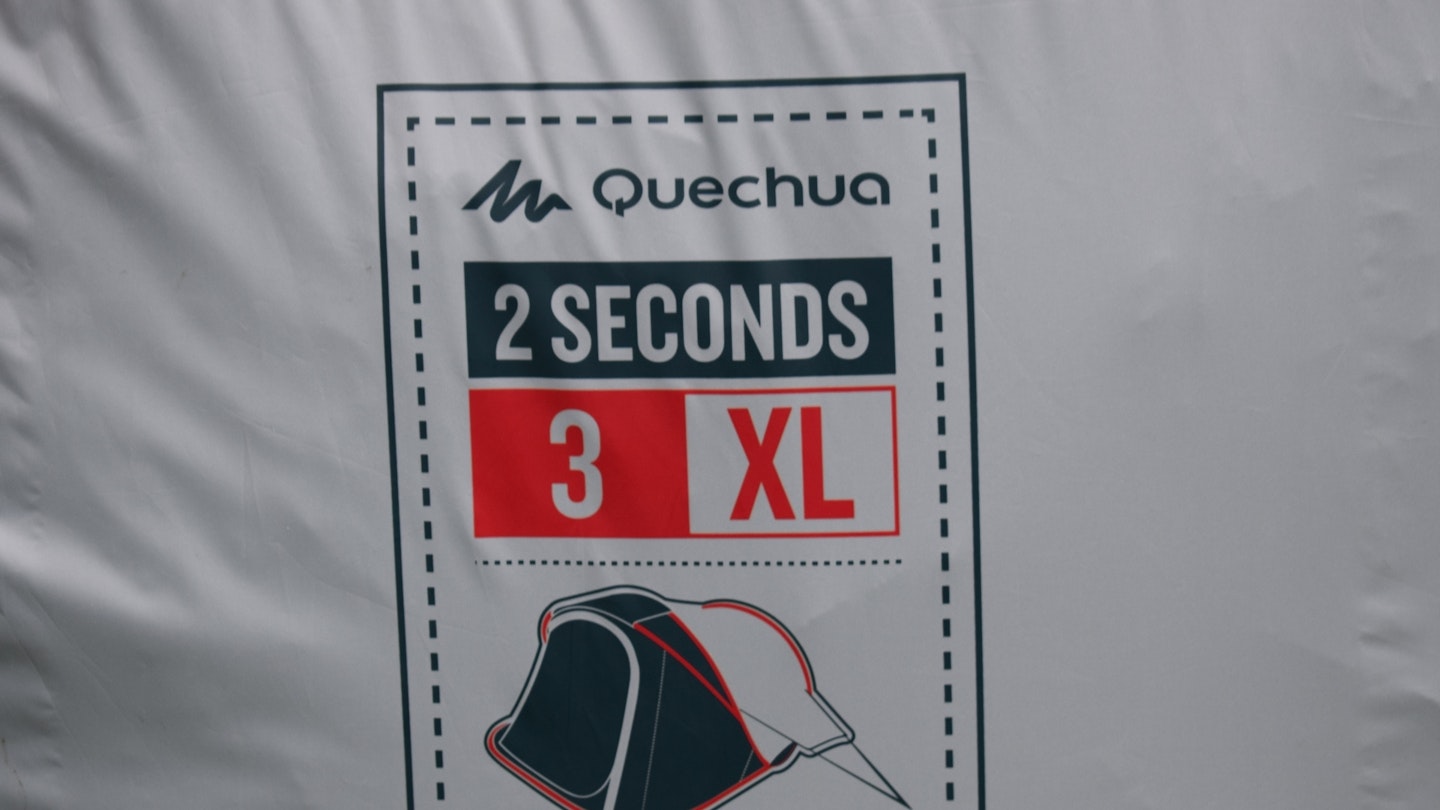 Quechua Camping Tent 2 Seconds XL 3-person Fresh & Black