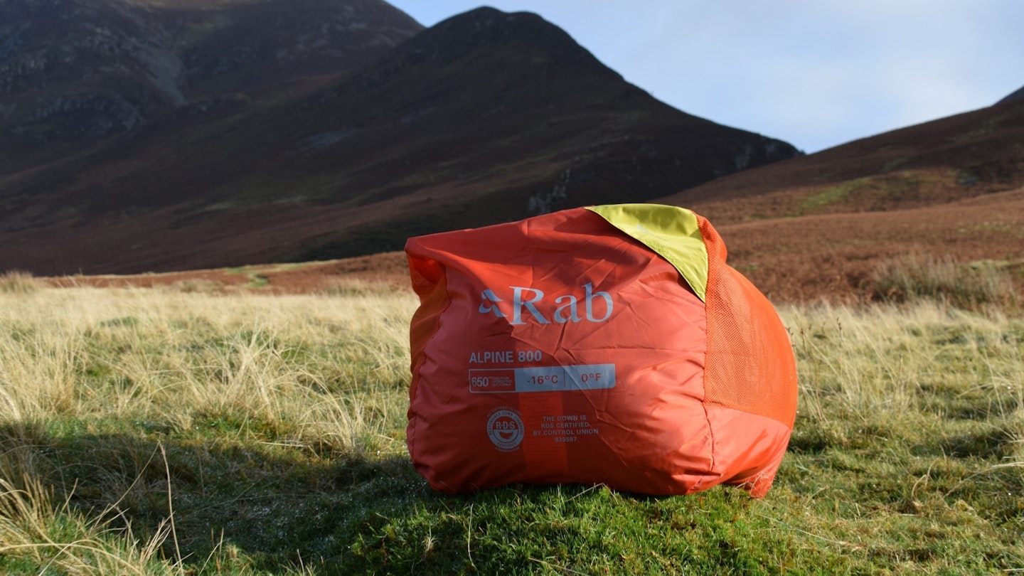 Rab Alpine 800 Down sleeping bag