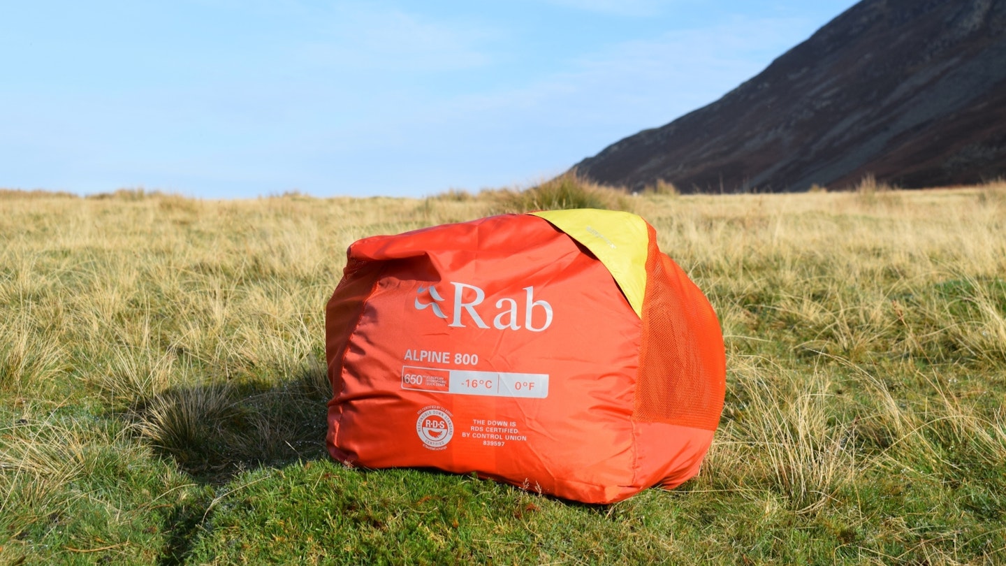 Rab Alpine 800 Down sleeping bag