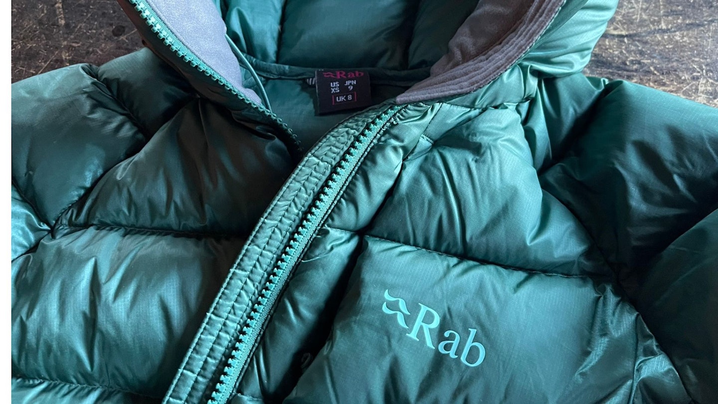 Rab Glaceon Down Jacket logo