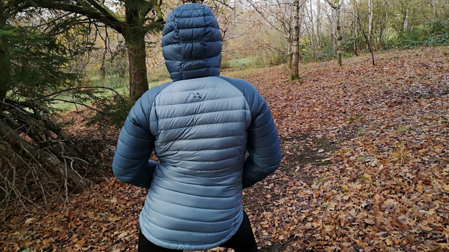 Rab Womens Microlight Alpine Jacket back shot