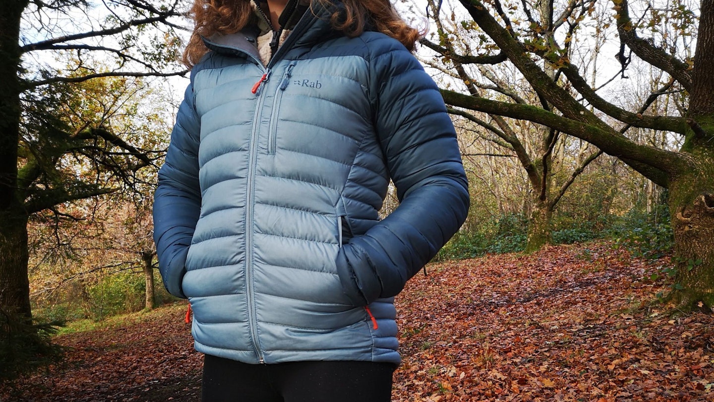 Rab Womens Microlight Alpine Jacket torso shot