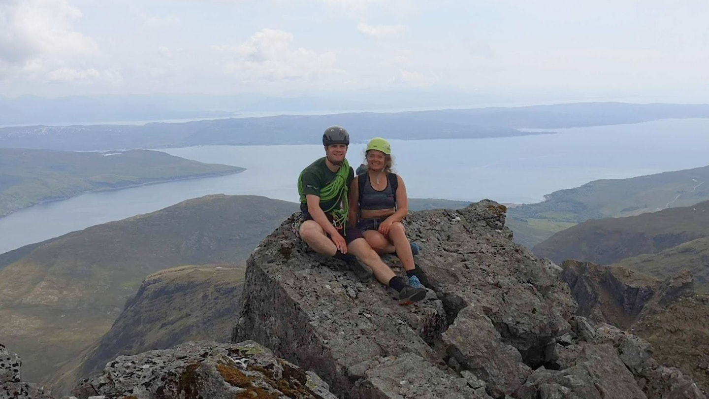 Lewis and Fliss on Blaven