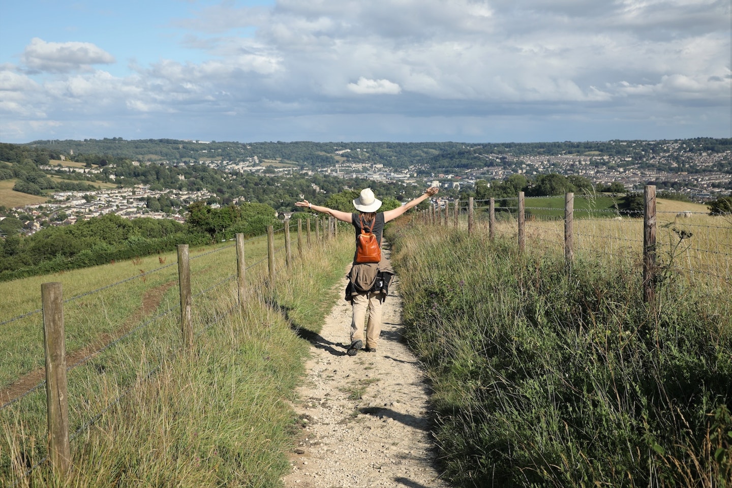 Walking along the Cotswold Way