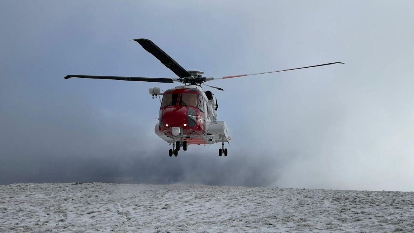 Mountain Rescue helicopter