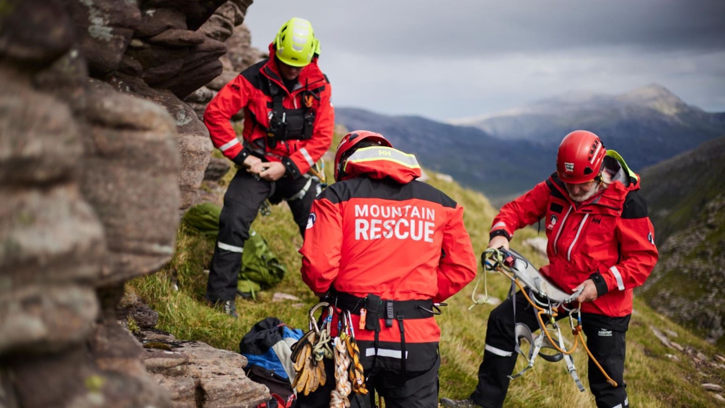 Mountain Rescue team kitting up