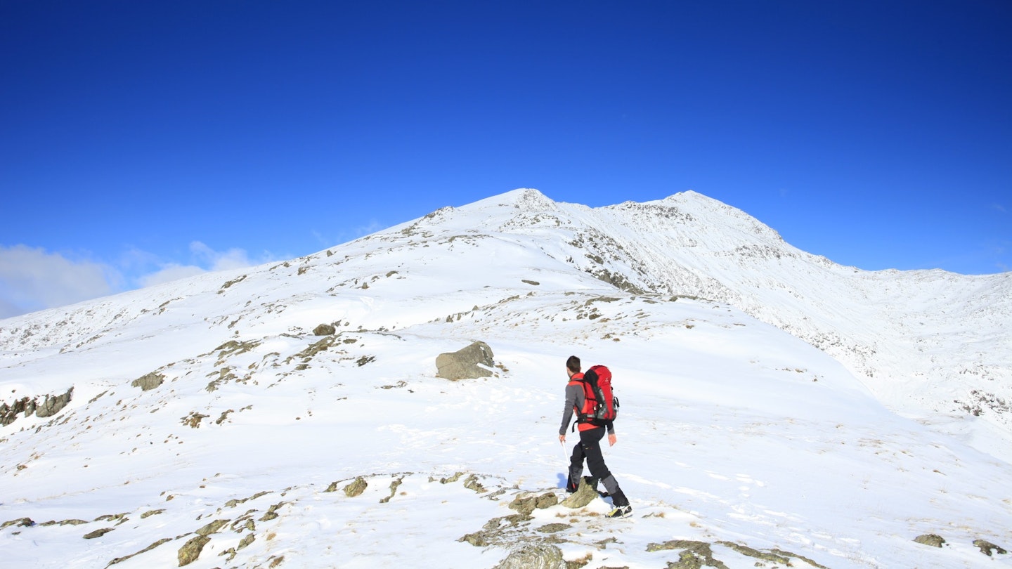 Heading up the South ridge of Snowdon