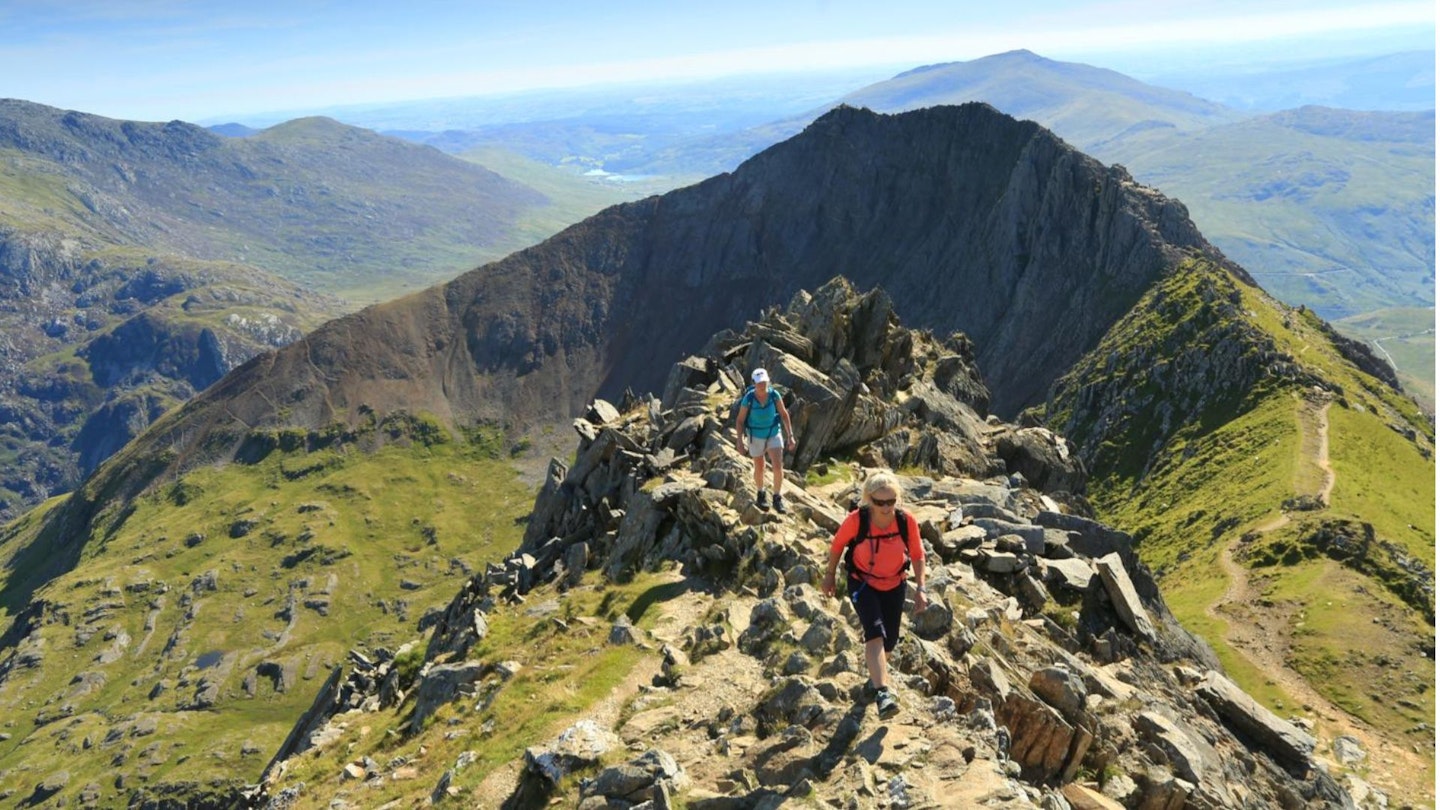 Garnedd Ugain and Crib Goch, Snowdonia