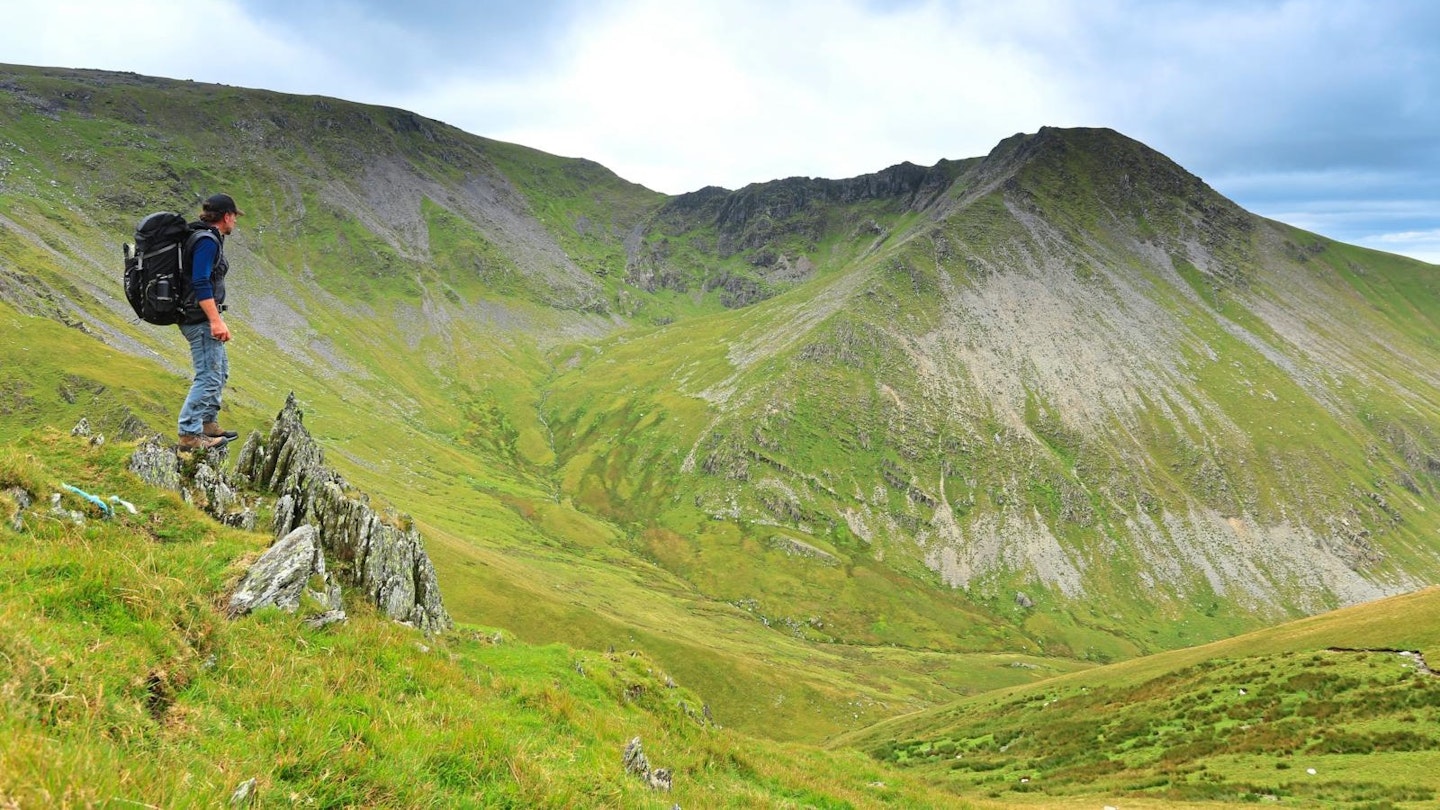 Yr Elen from above Cwm Bychan, Snowdonia