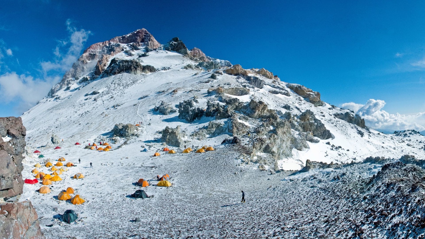 Camping on Aconcagua