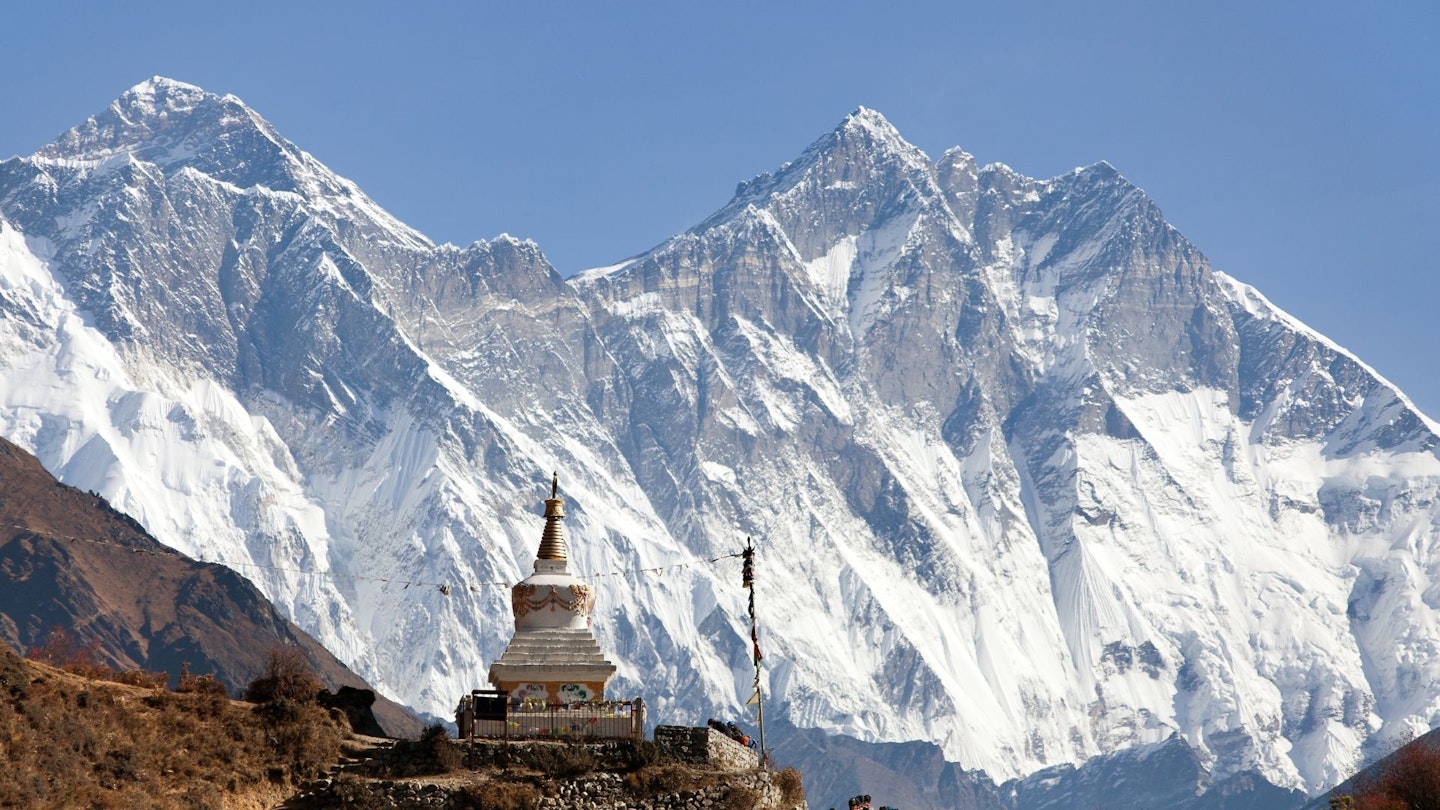 Lhotse, the fourth highest mountain in the world