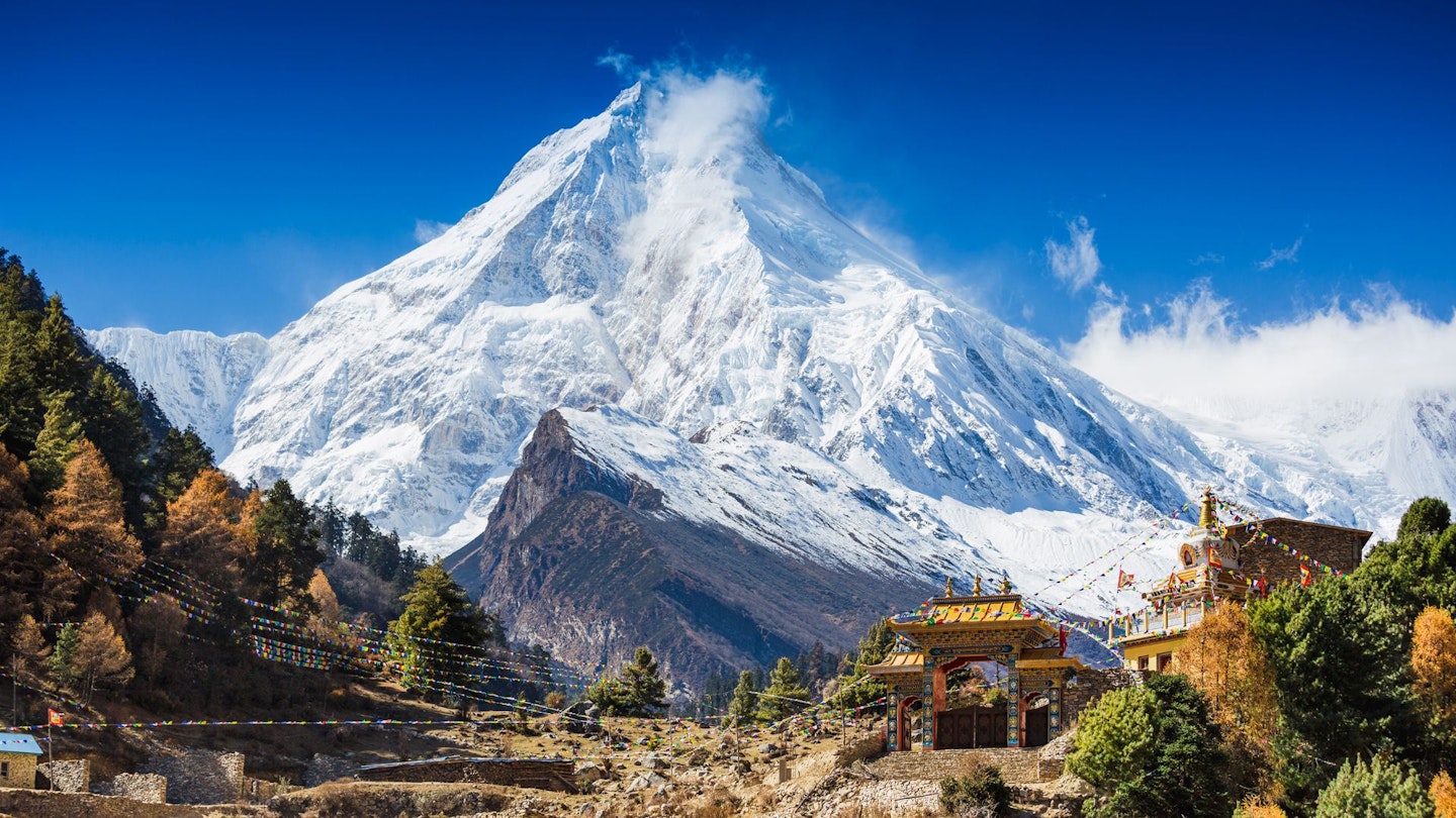 Manaslu, the eighth highest mountain in the world