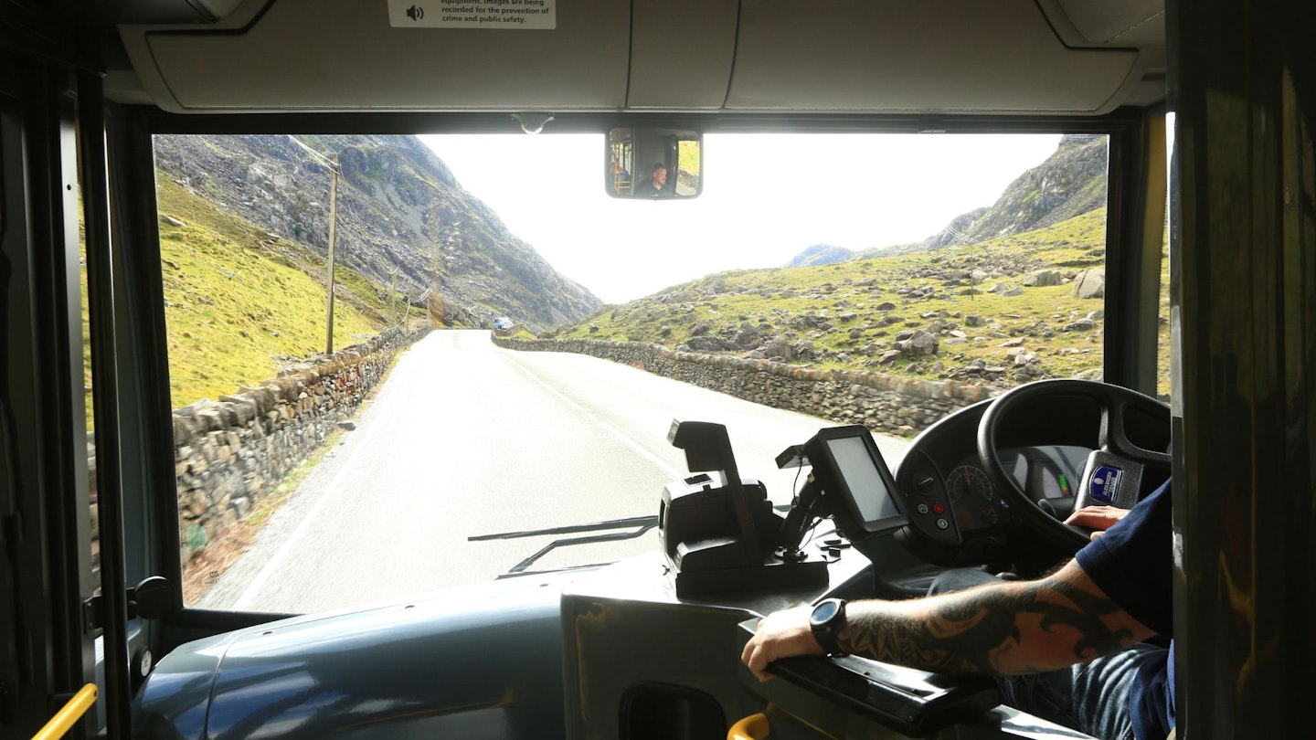 Sherpa Bus to Pen y Pass Snowdon