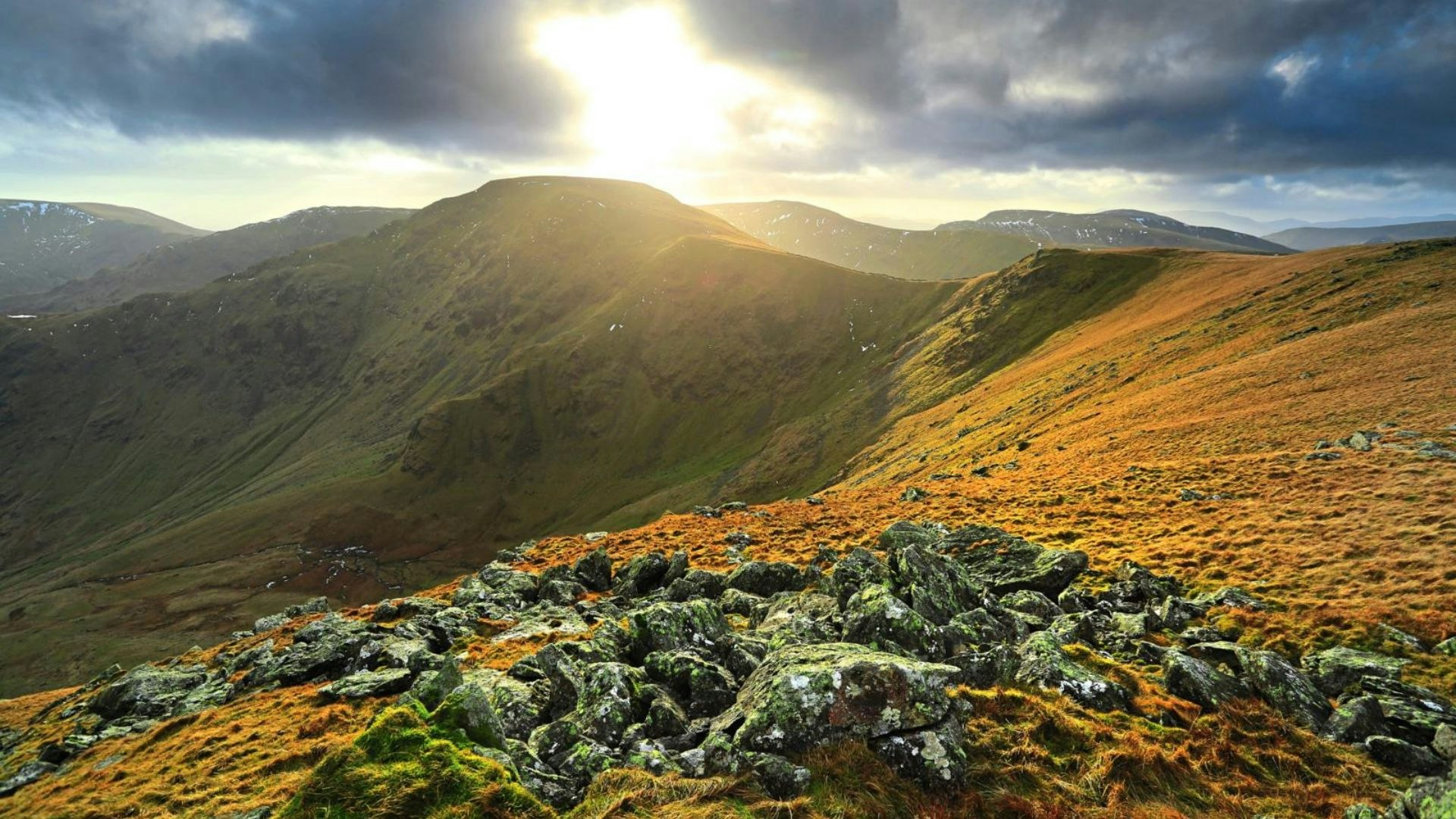 High Street from the Head of Riggindale Beck, Lake District