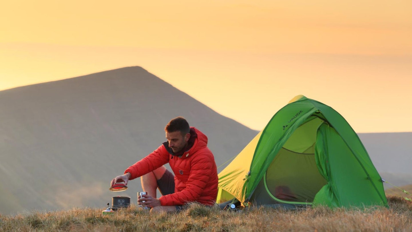 Wild camping in the Brecon Beacons