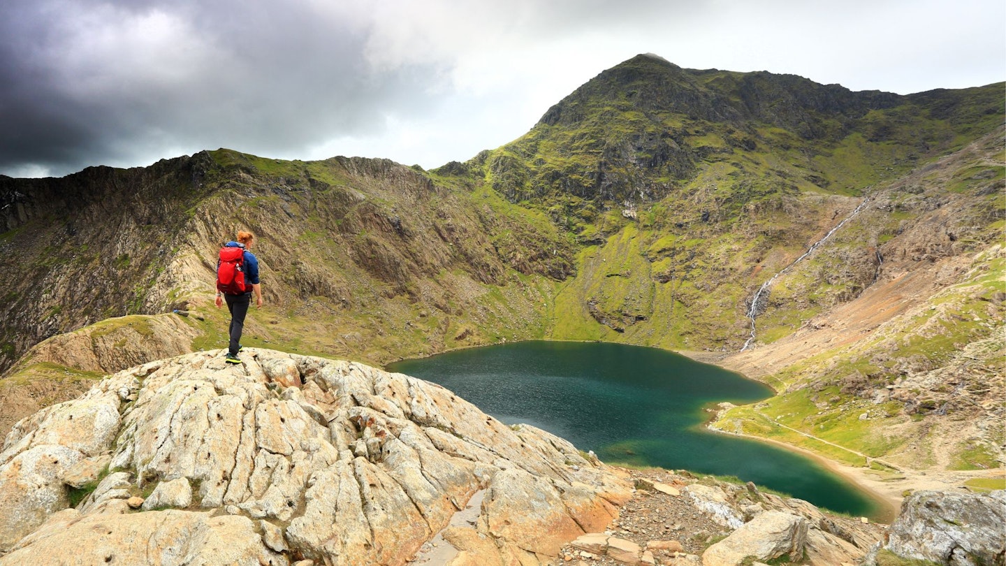 Yr Wyddfa Snowdon summit from PYG Track