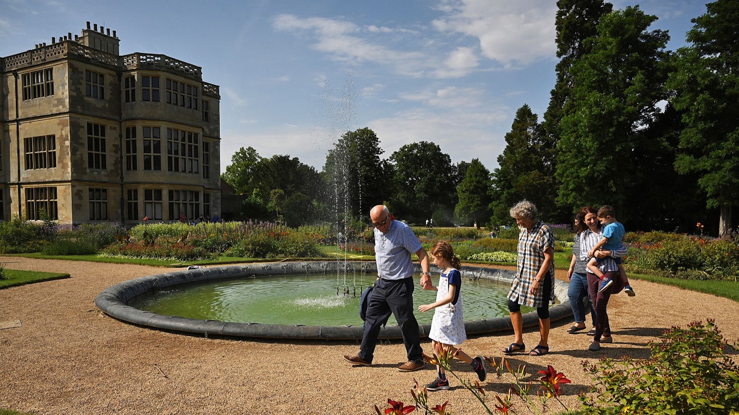 Family at English Heritage site