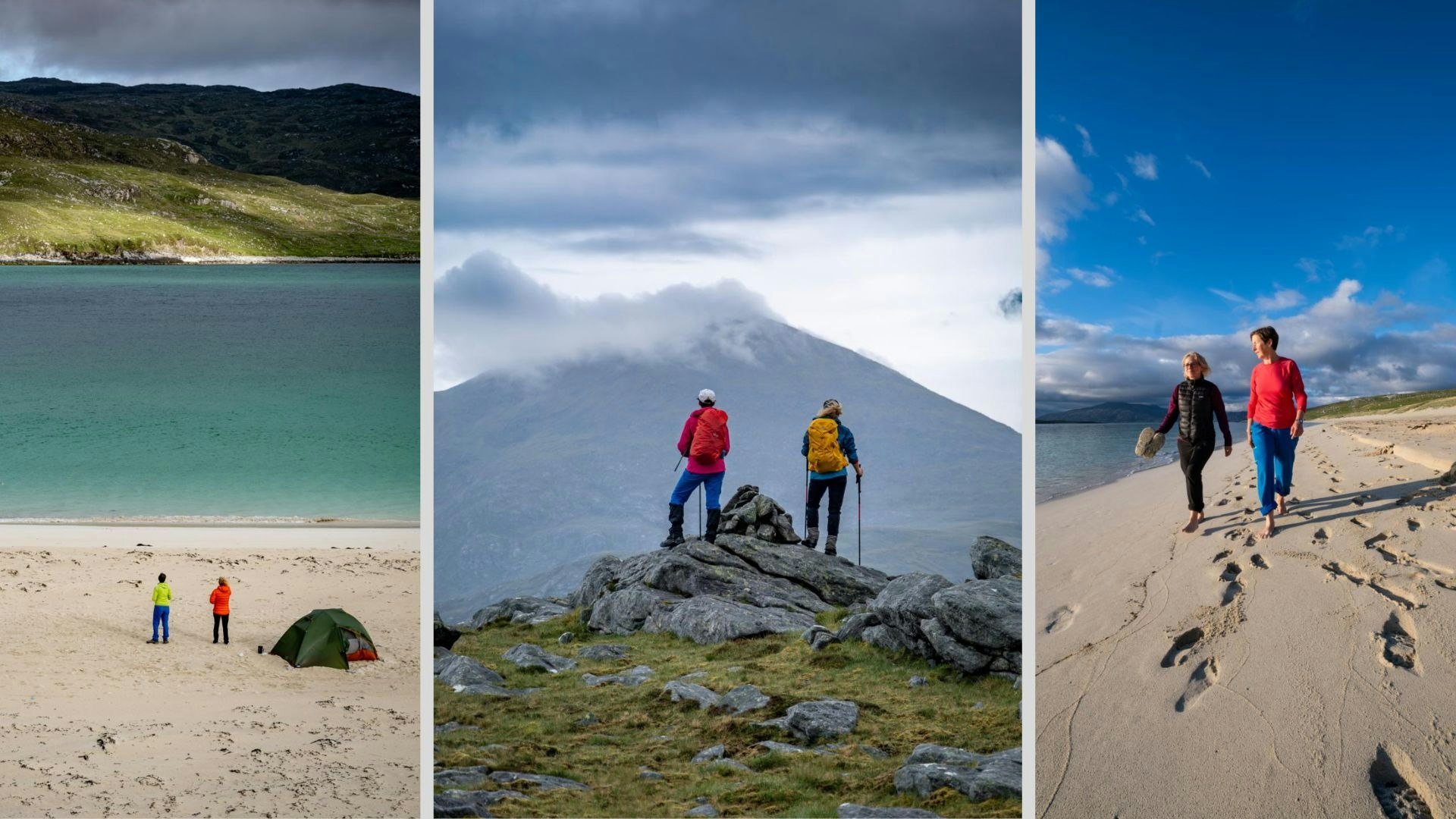 Hiking and camping Isle of Harris