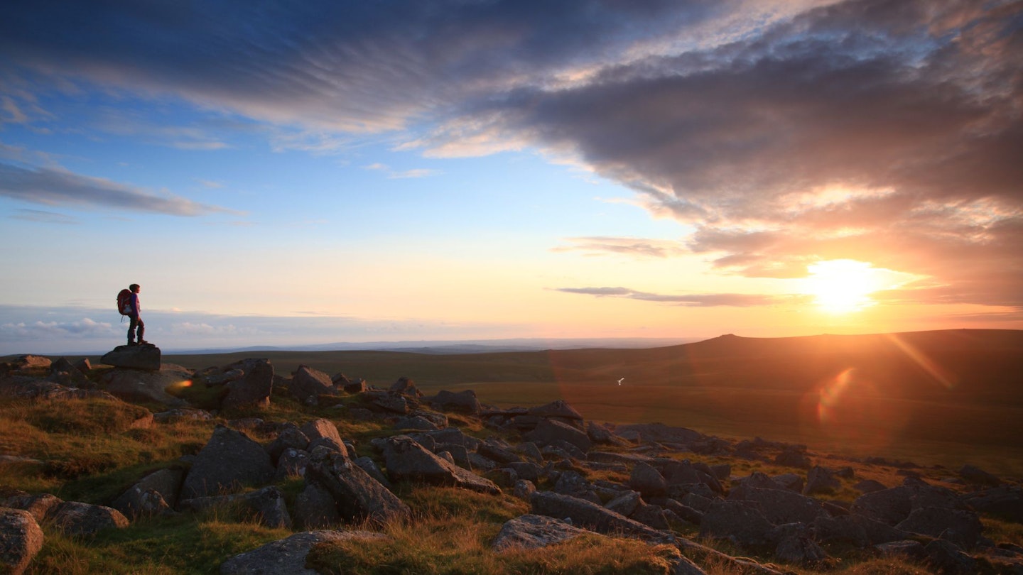 Dartmoor Tors sunset Fur Tor