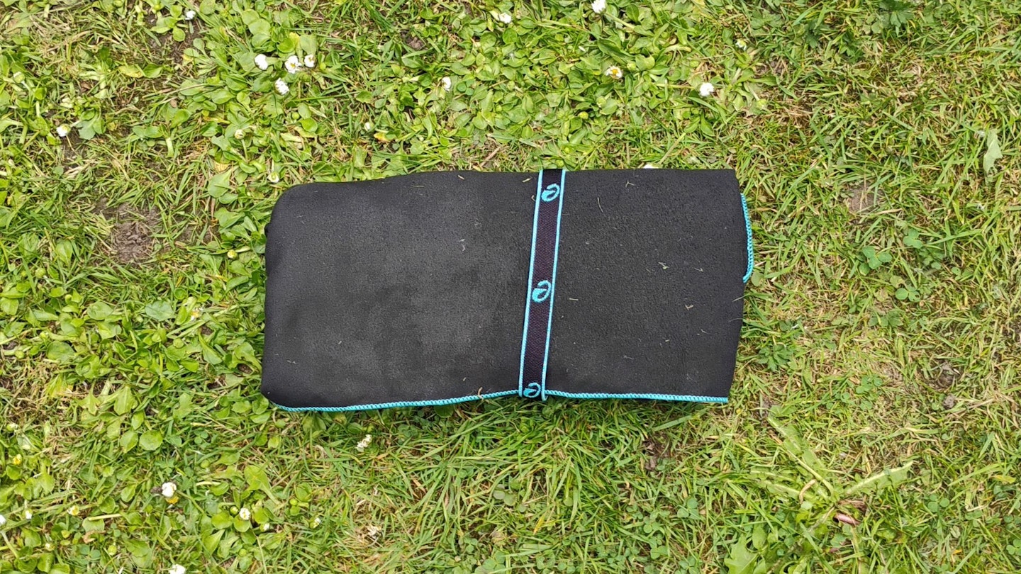 Nabaiji Ultra Compact Microfibre Towel rolled up