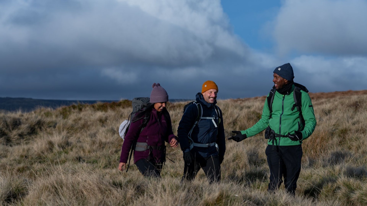 Hikers with Nikwax treated gear