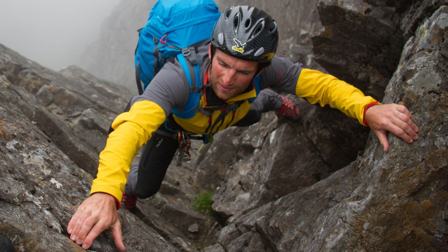 Climbing in the TD Gap Skye, Cuillin Ridge