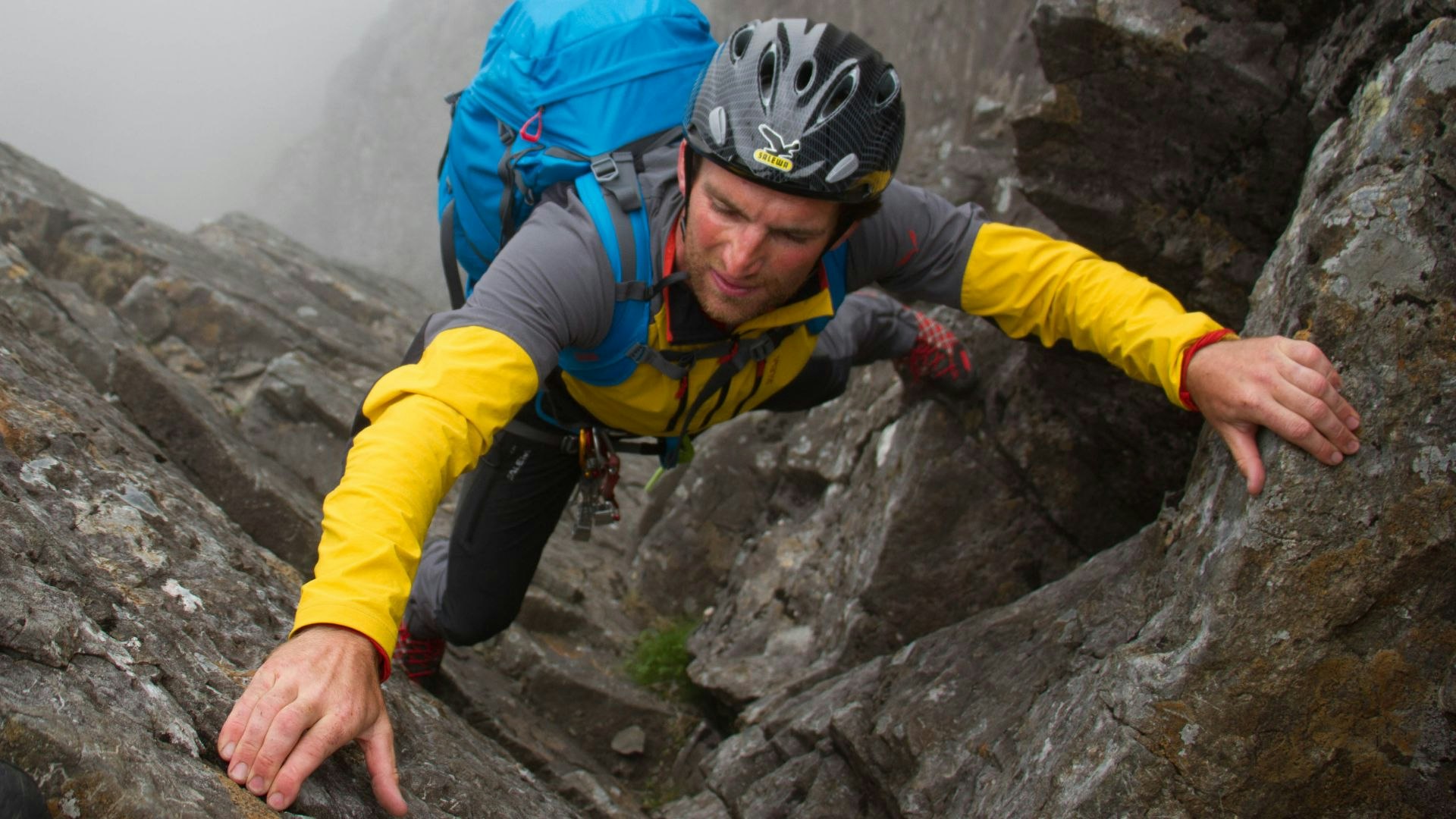 Climbing in the TD Gap Skye, Cuillin Ridge