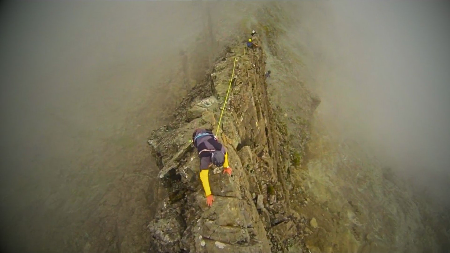 Climbing the Inacessible Pinnacle Skye Cuillin Ridge