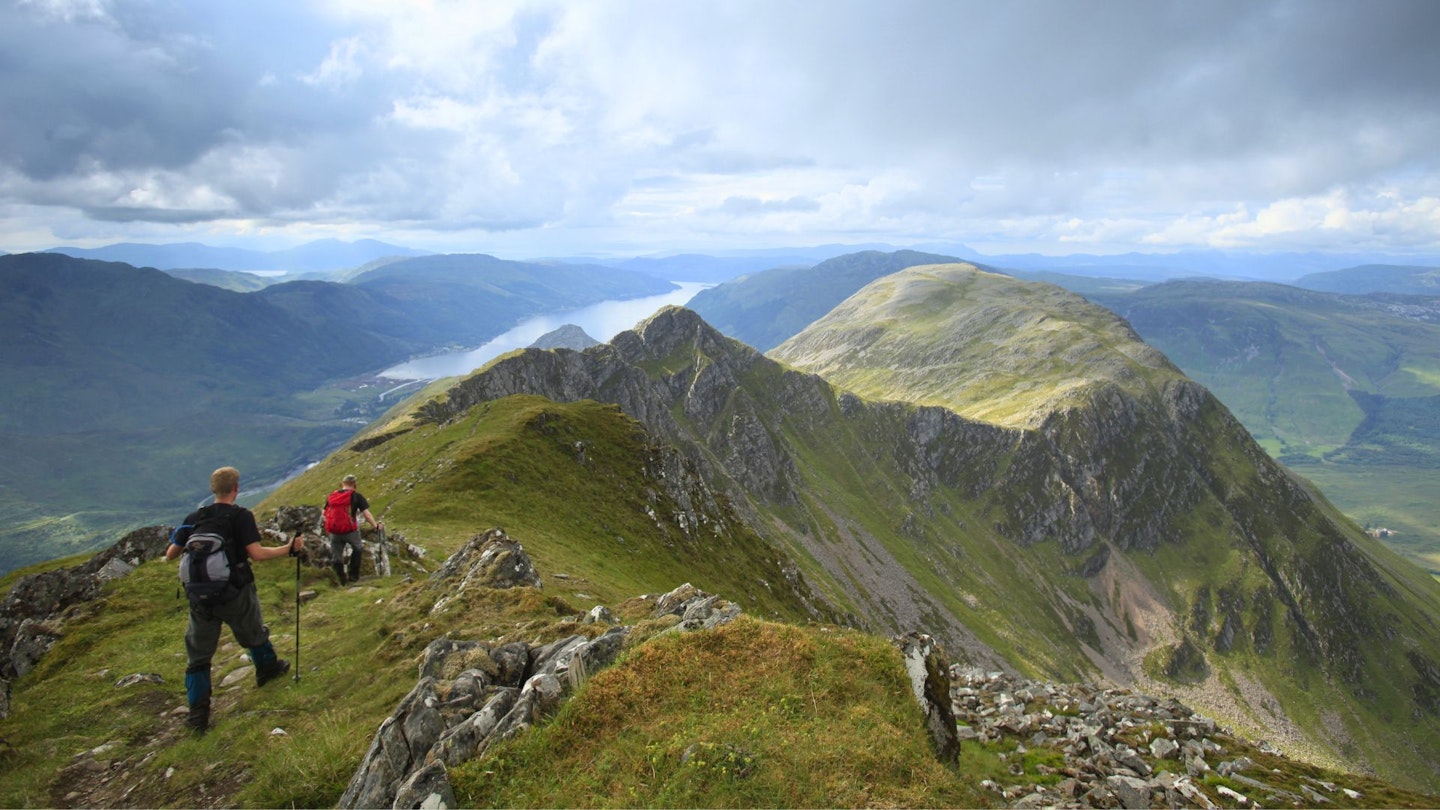 Five Sisters of Kintail ridge, Glen Shiel