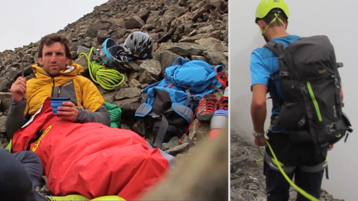 Hiking, climbing, bivvying gear Cuillin Ridge Skye