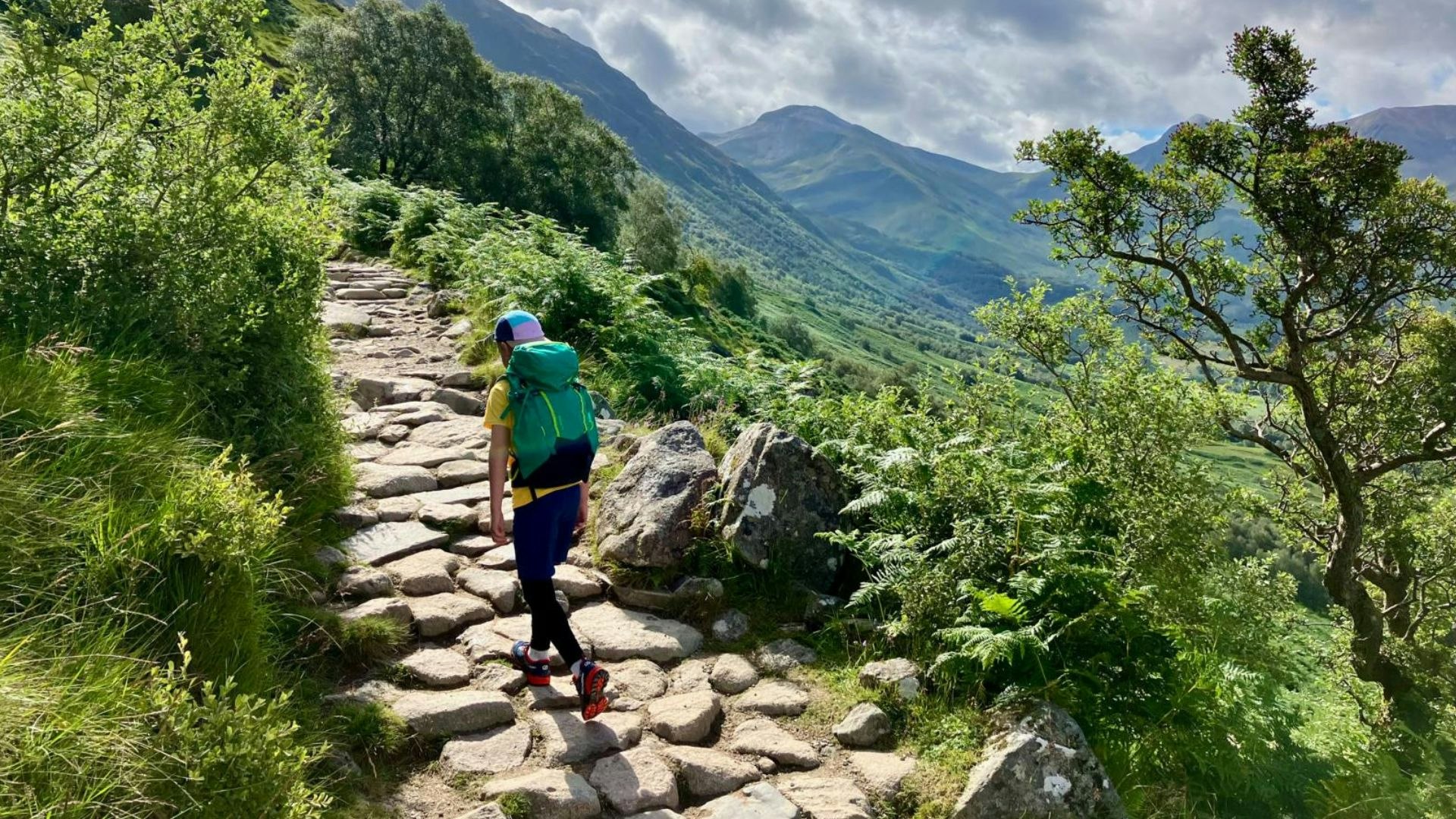 Hiking with kids Ben Nevis Mountain Track