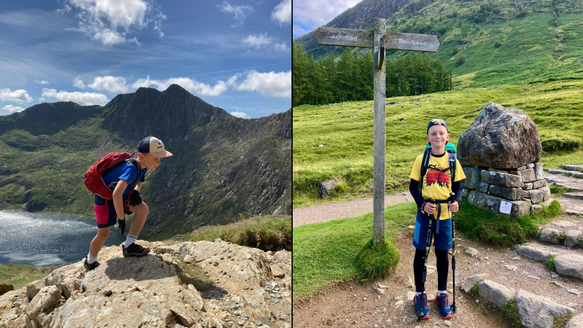 Hiking with kids Snowdon and Ben Nevis