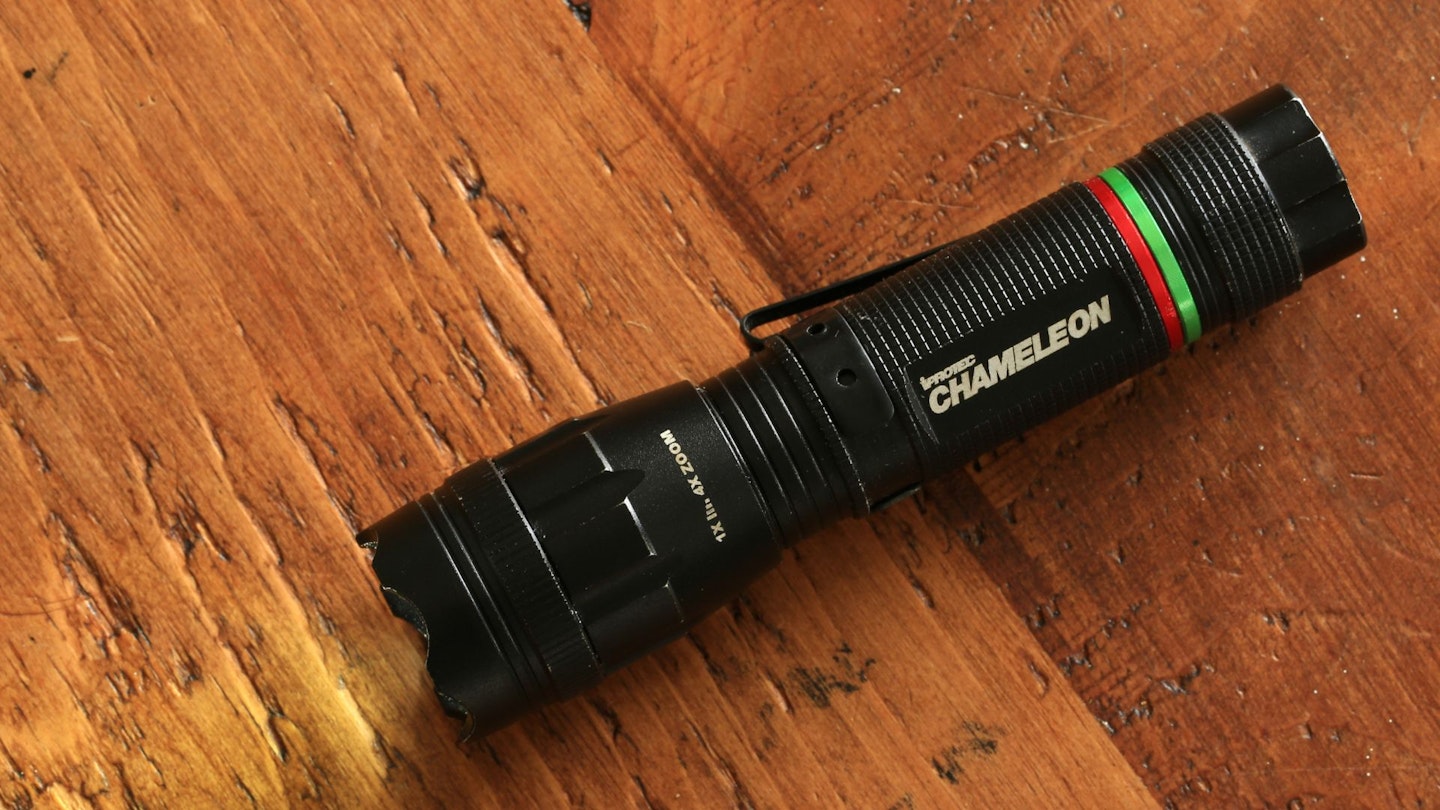 Small LED torch for hiking survival kit