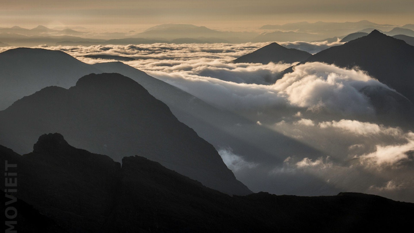 Sunrise from the Cuillin Ridge Skye