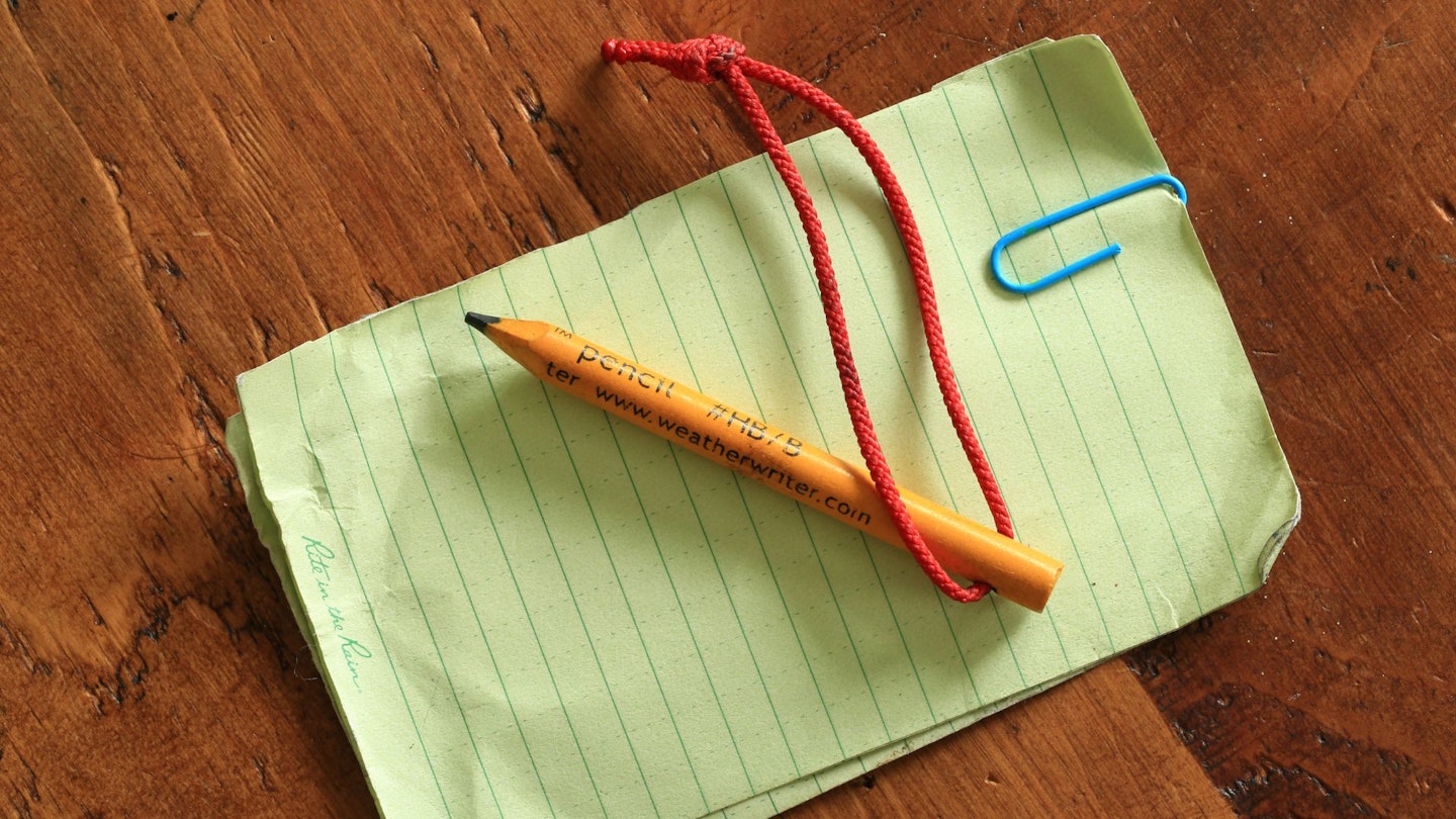 Waterproof notepad and paper