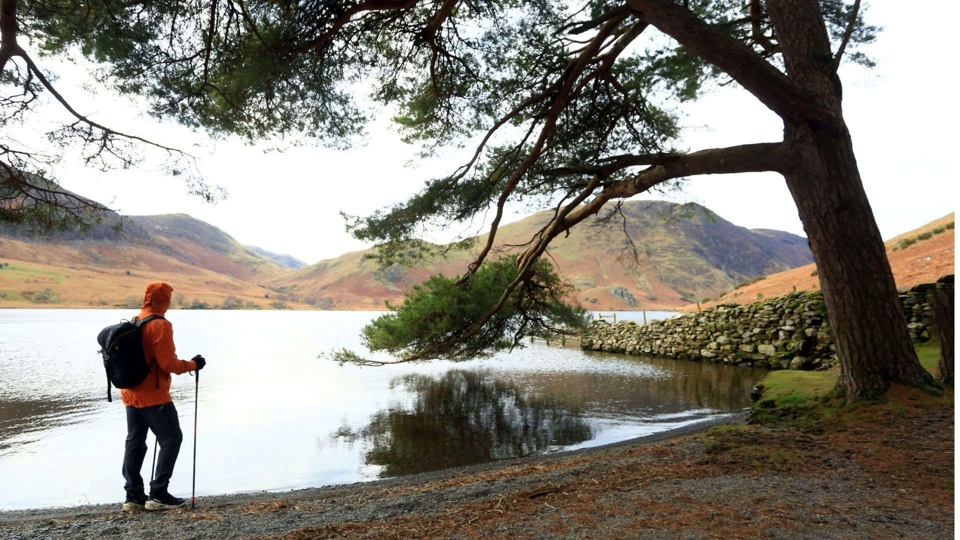 James in front of Crummock Water