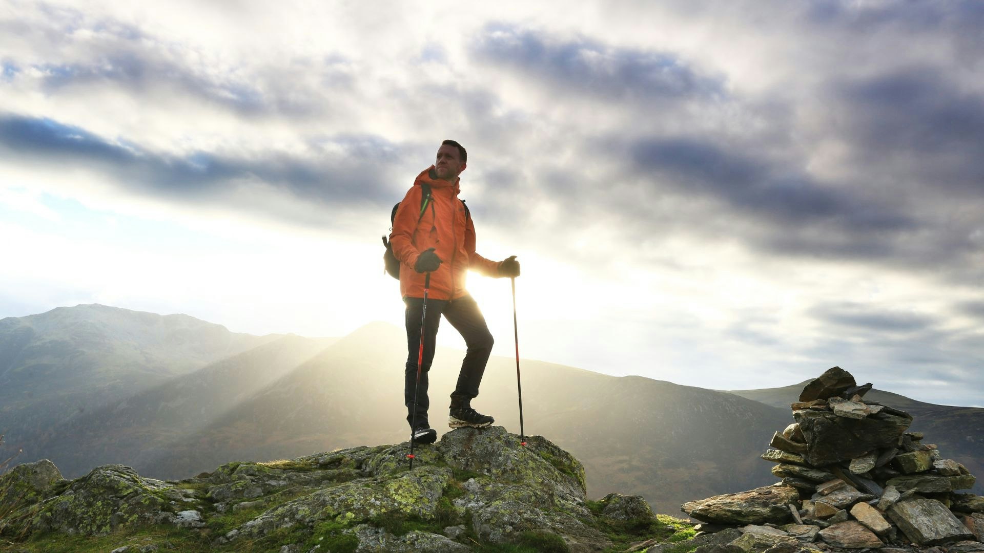 James on the summit of Rannerdale Knotts