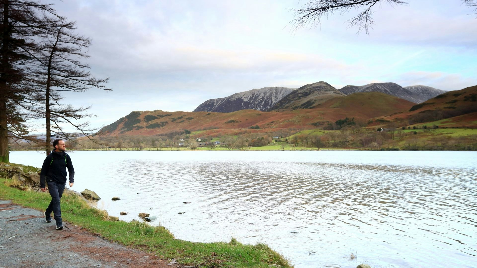 James walking around Buttermere