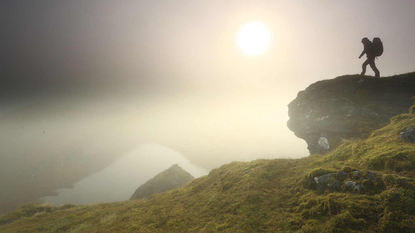 5 Tom Bailey hiking through Beinn nan Eachan Tarmachan Ridge