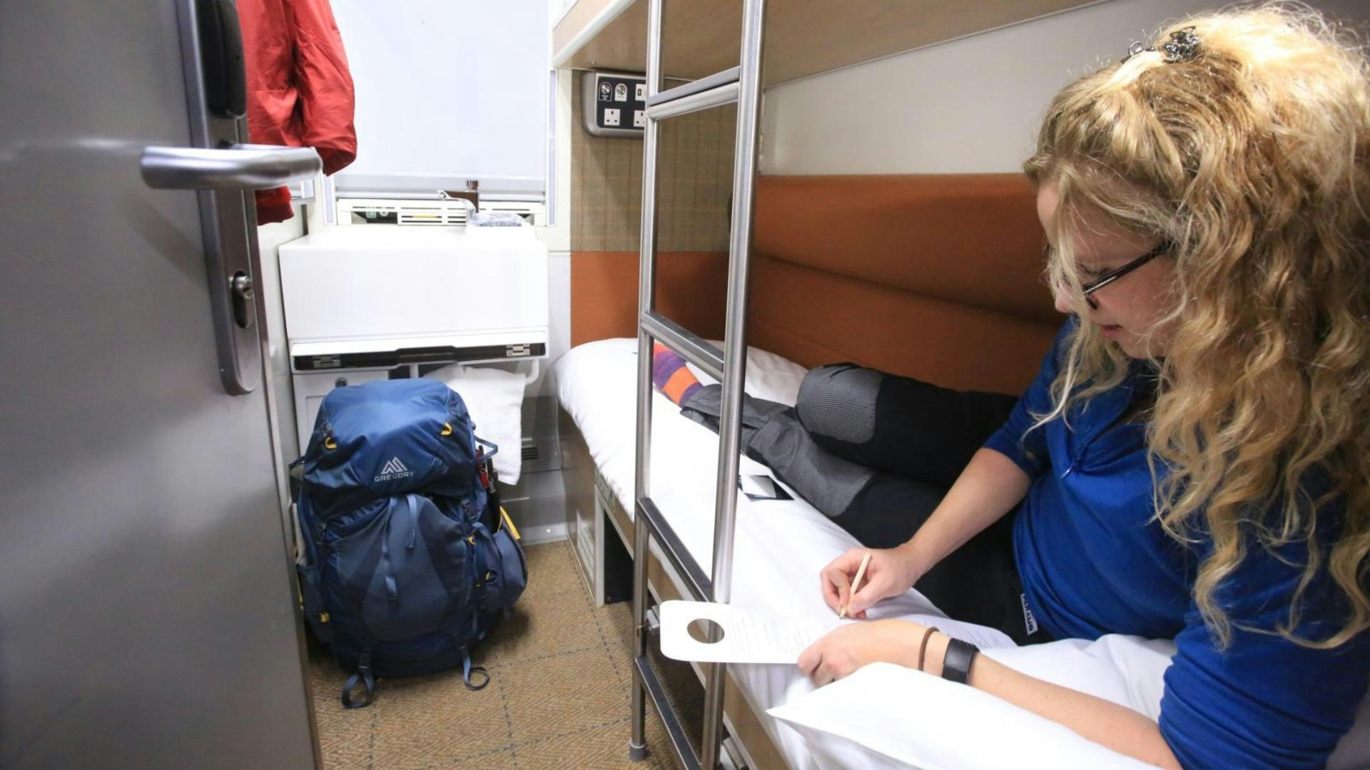 Caledonian Sleeper Train bunk bed