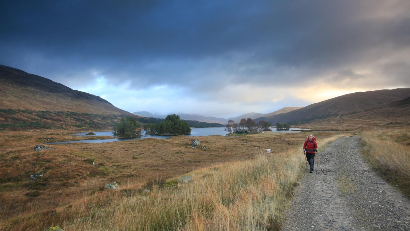 Heading towards Corrour Station from Loch Ossian