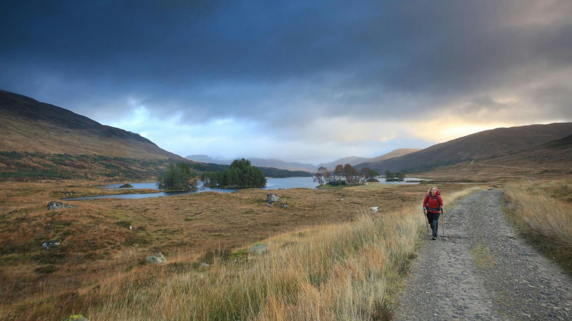 Heading towards Corrour Station from Loch Ossian