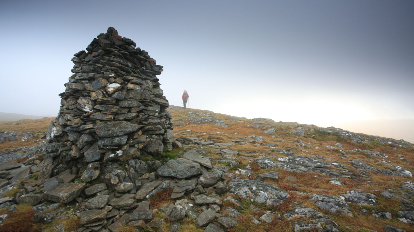 Summit of Carn Dearg Rannoch Moor Scotland