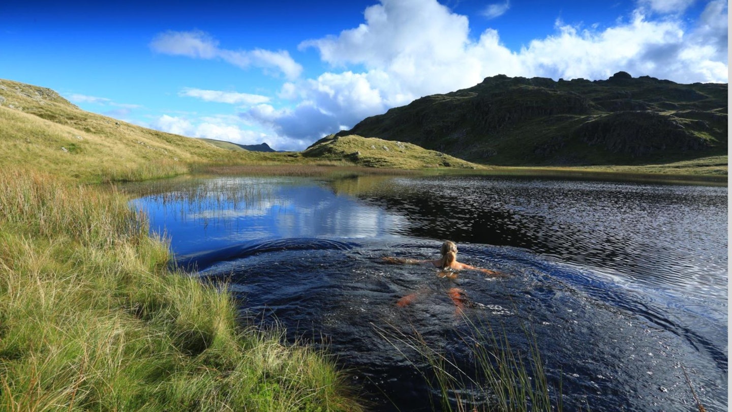 Wild swimming lake district