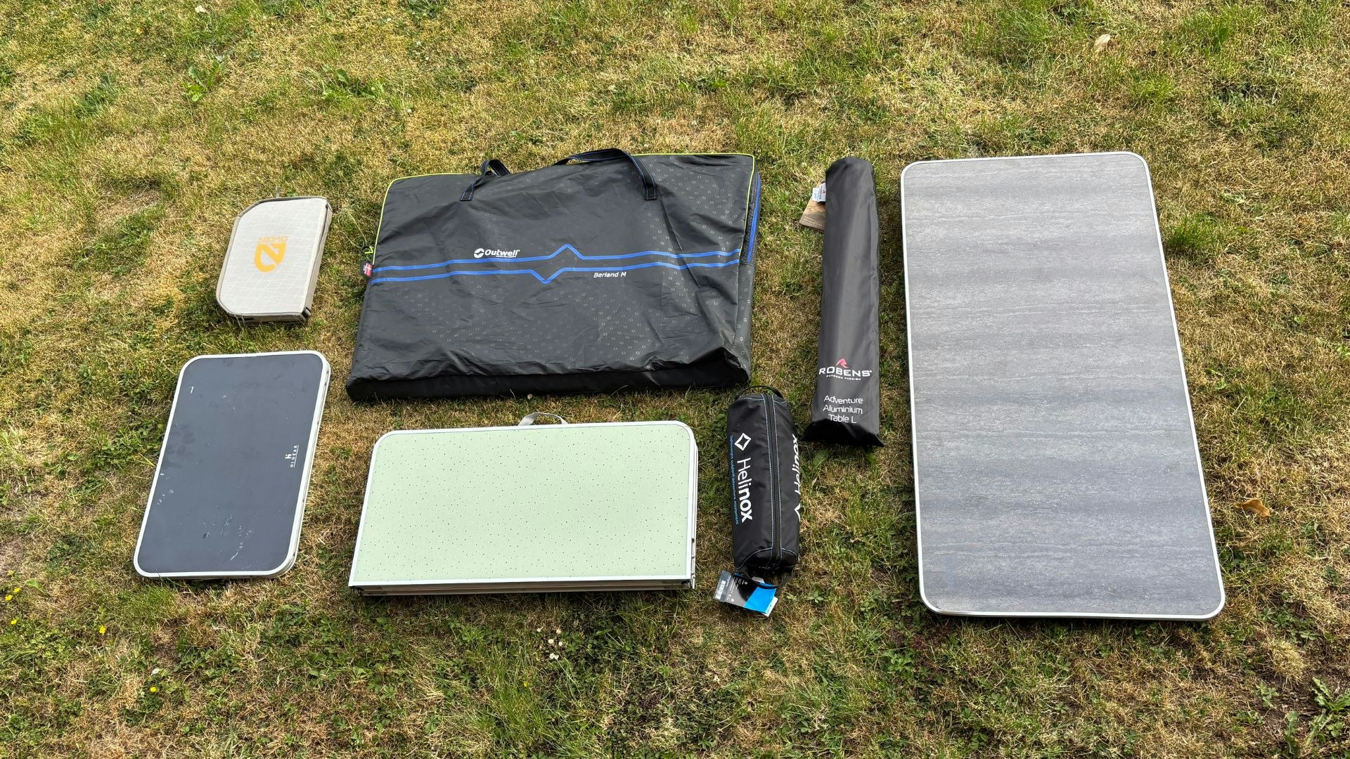 Camping tables compared