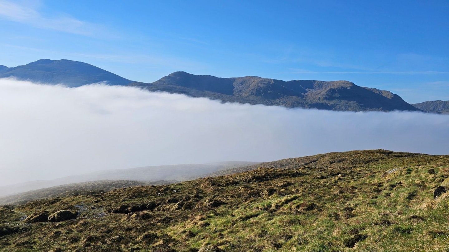 Cloud inversion above Loch Calavie