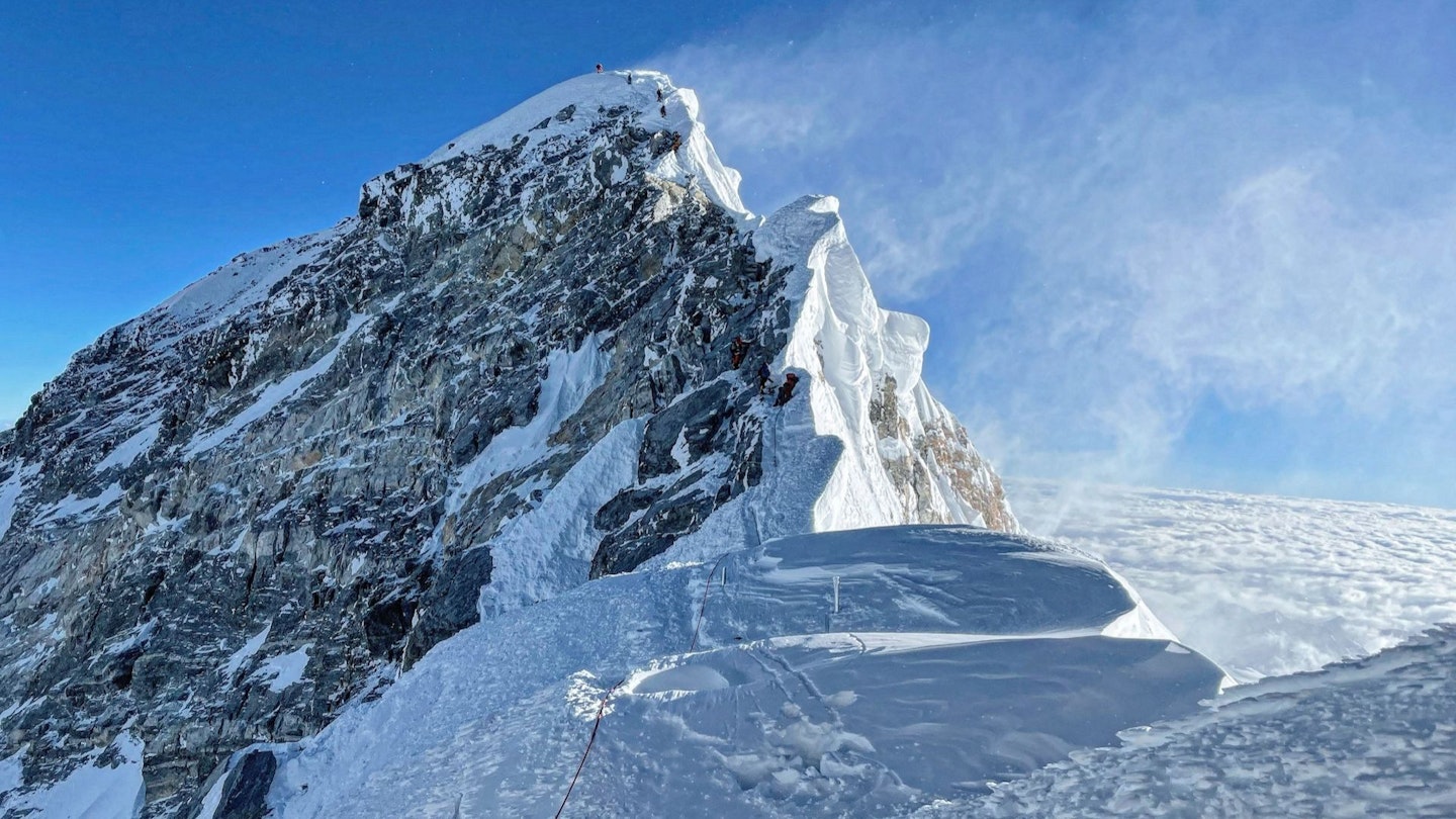 The Hillary Step on Mount Everest