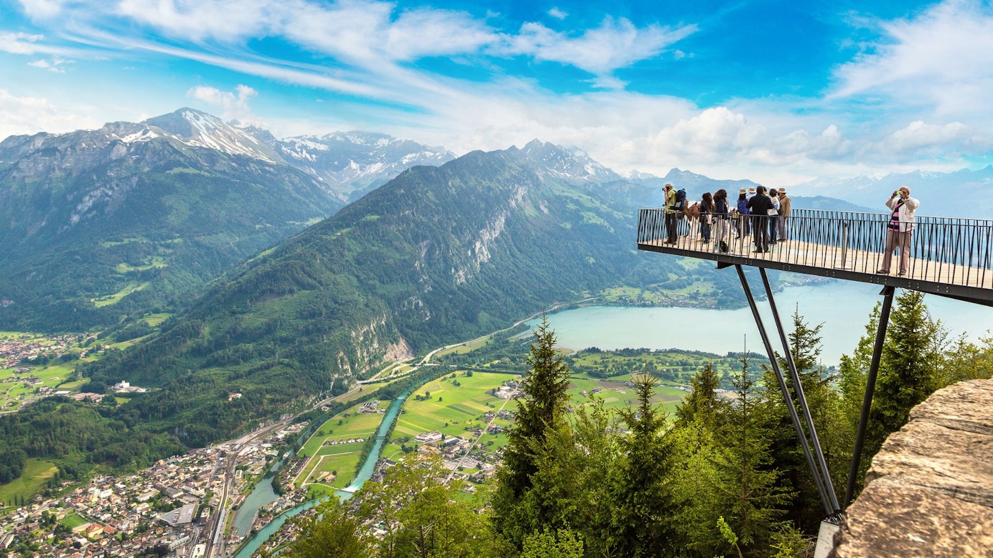 Walking in Interlaken